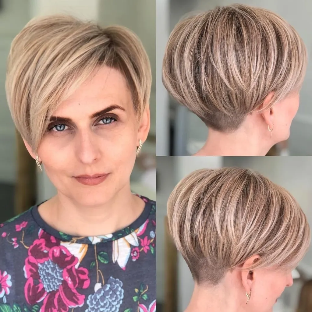 פיקסי ארוך בעל מרקם' title=