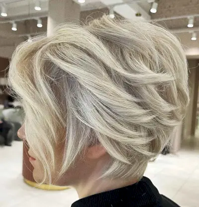 Long Pixie Bob with Soft Waves