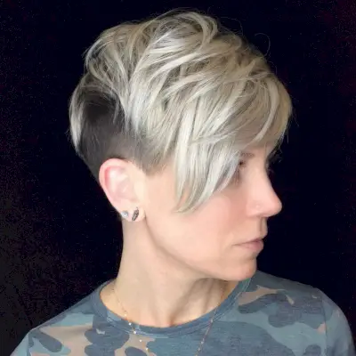asymmetrical undercut for women with finer hair