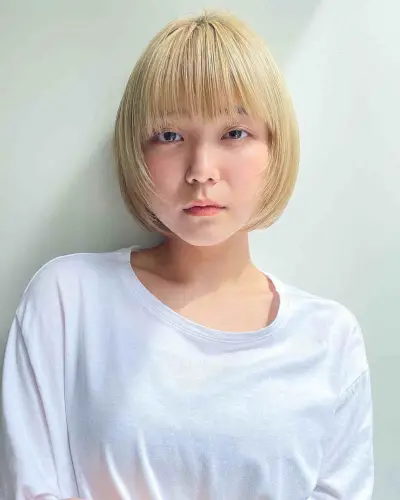 Wolf Bob Cut with Wispy Bangs for Thin Short Hair