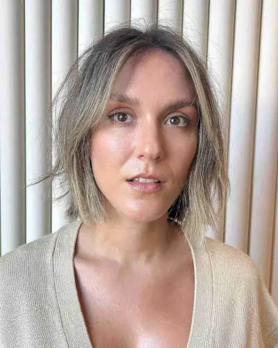 Blonde Wispy Short Shag for Thin Hair