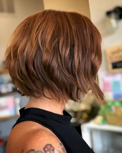 Amazing Short layered bob for thin hair