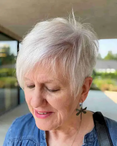 Textured Sassy Lived-In Pixie Cut