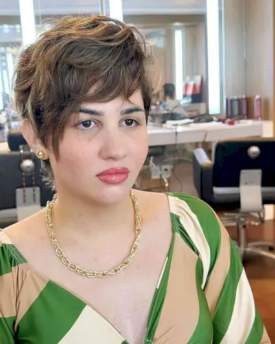 Pixie Cut with Texture and Bangs