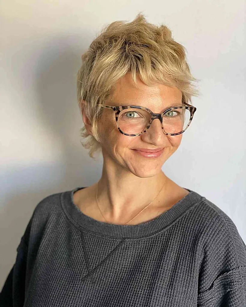 Corte Pixie Grosso com Camadas Irregulares' title=