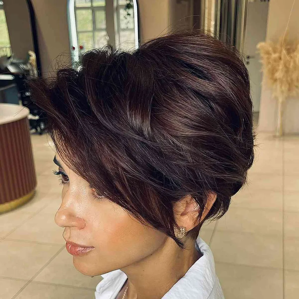 Pixie Bob longo chocolate amargo para cabelos grossos' title=