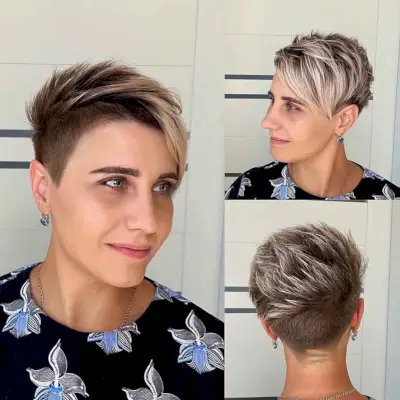 Low-Maintenance Undercut Pixie Hairstyle