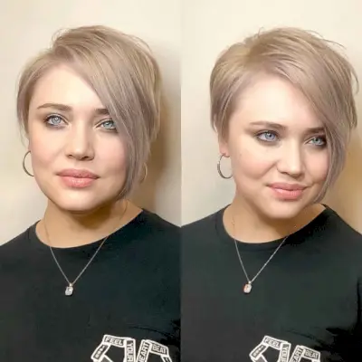 Asymmetrical Pixie for Women with Thin Hair