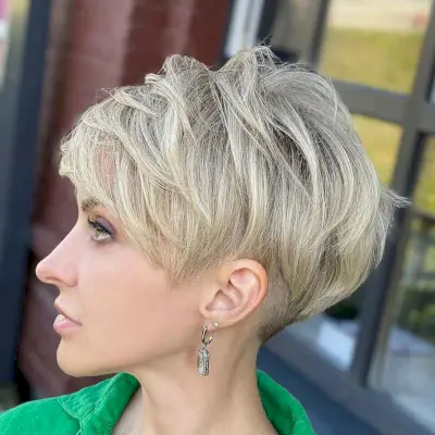 Feminine Pixie Cut for Thin Hair