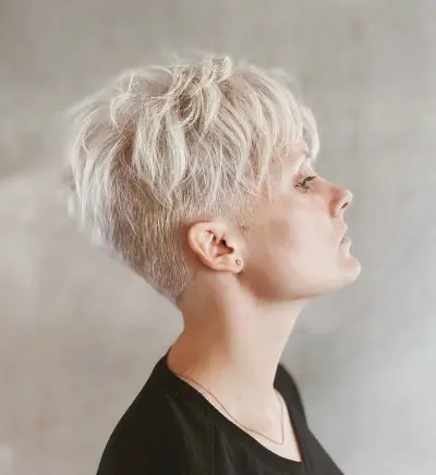 Layered Pixie Hairstyle for Thinner Hair