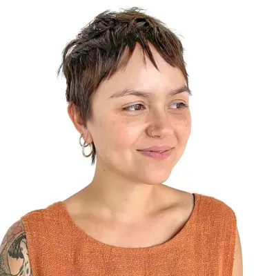 Pixie Cut for Thin Paper-Straight Hair