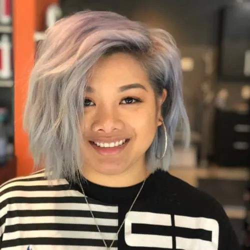 מבולגן לחלוטין לשיער דק' title=