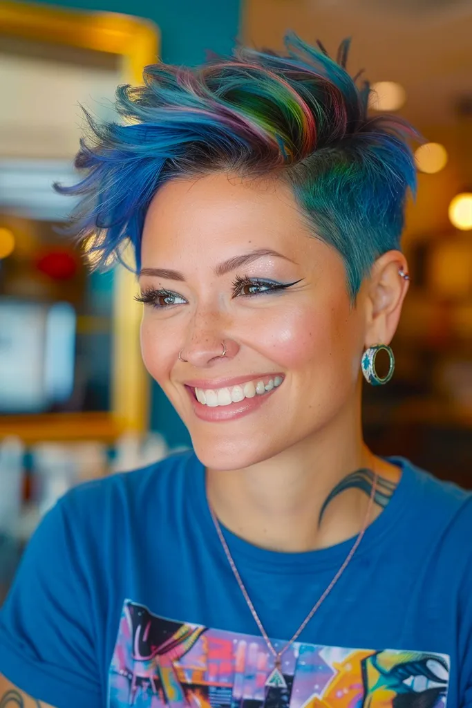 Funky pixie cut' title=