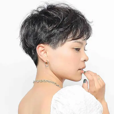 Short Layered Haircut For Asian Girl