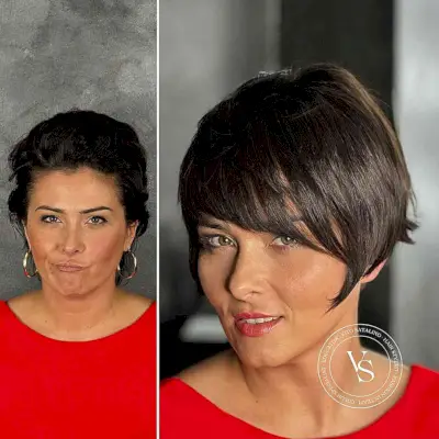 Adorable Ear-Length Haircut