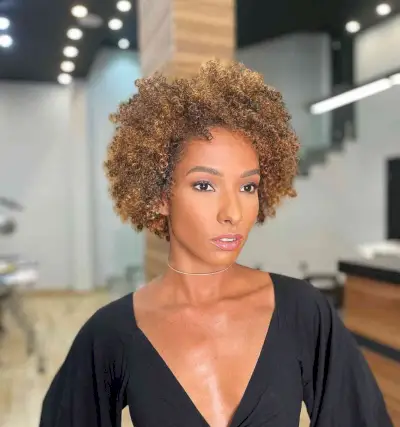 Short Fluffy Cut for African-American Women