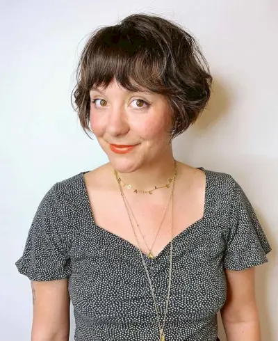 French Bob with Bardot-Style Bangs