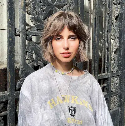 Curtain Bangs for Short Hair