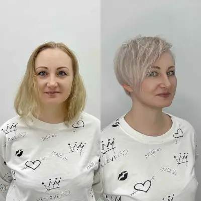 Long Pixie with Short Layers for Thin Hair