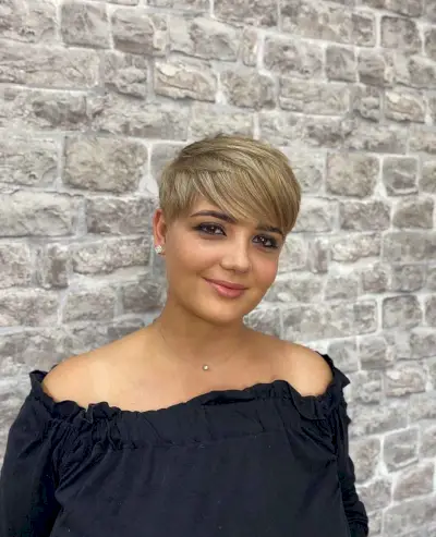 Pixie Crop with Full Bangs