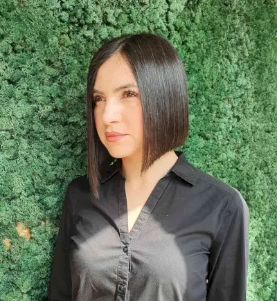 Neck-Length Asymmetrical Haircut