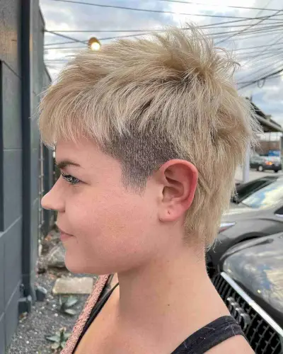 Textured Undercut Pixie Shullet