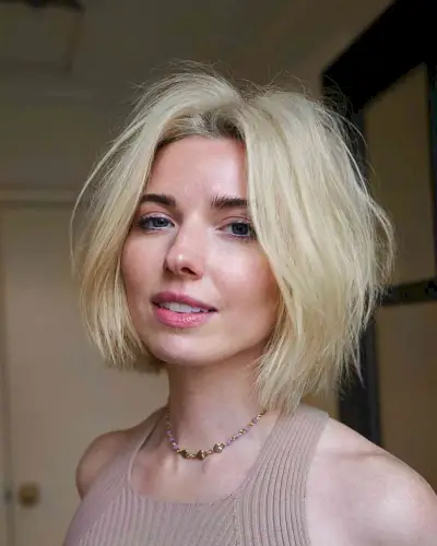 Choppy Bob with an Airy Texture