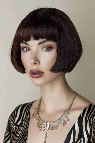 Short Hair with Fringe and Layers