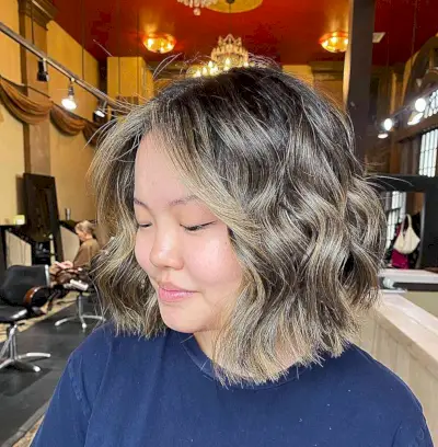 Trendy Choppy Short Cut for Round Faces