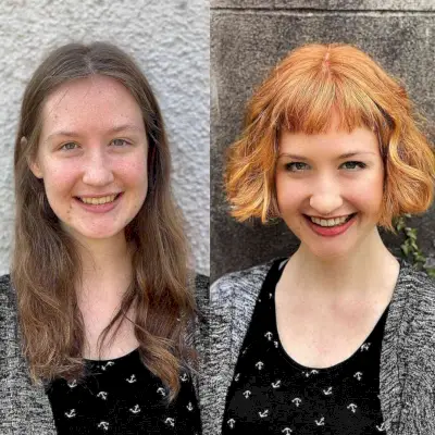 Short Wavy Hair with Micro Bangs