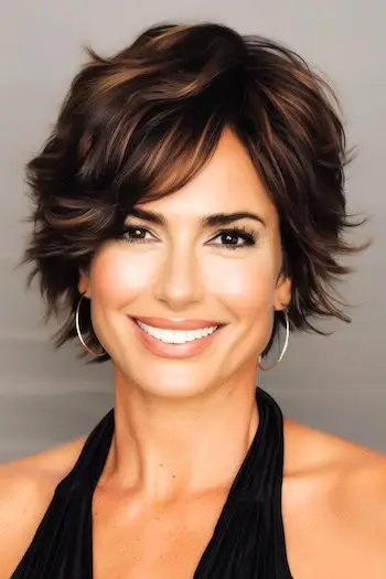 Piecey Choppy Layers kort frisure.