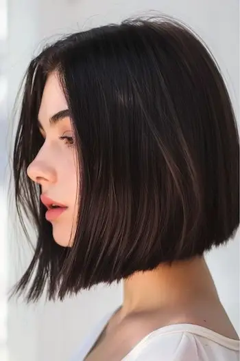 A-Line Bob Straight Frisure.