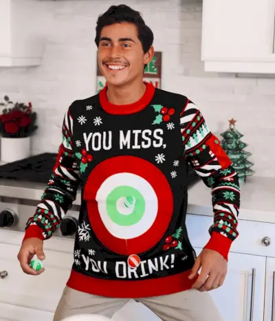 Hra Tipsy Elves Drinking Hra Ugly Christmas Sweater Men