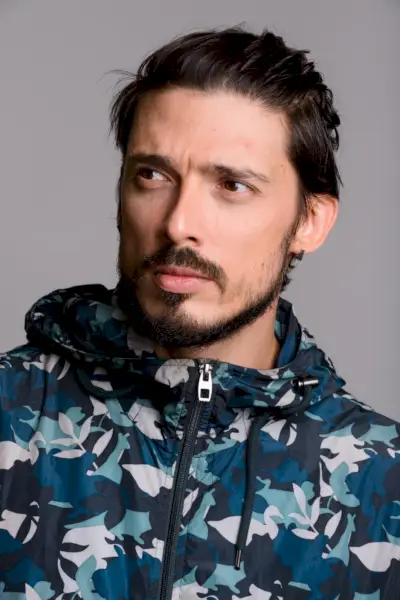 Parka con stampa mimetica da uomo moda militare