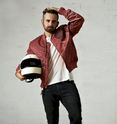 Giacca da volo da uomo alla moda militare