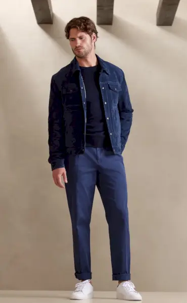 Casual klänning män Chinos outfit