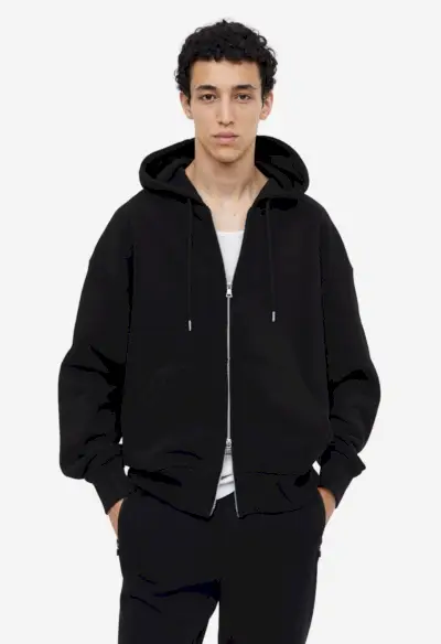 Oversized Fit Huvjacka H&M Herr