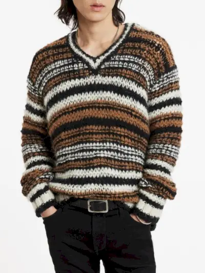 John Varvatos Angicos Pull col V Homme