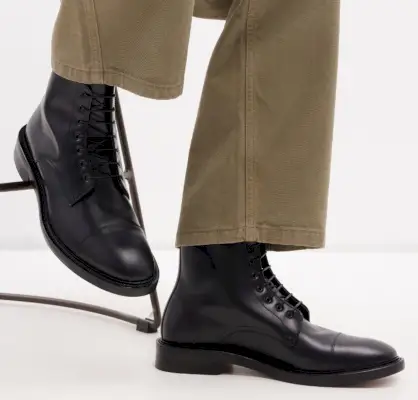 Paul Smith Bottines à lacets en cuir Gorman Homme Matchs