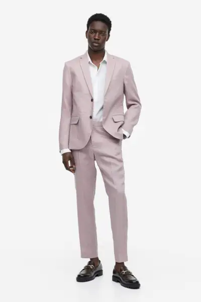 H&M lys lilla lindress