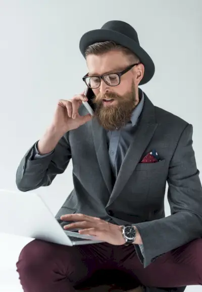 Veste de costume pour hommes de style hipster