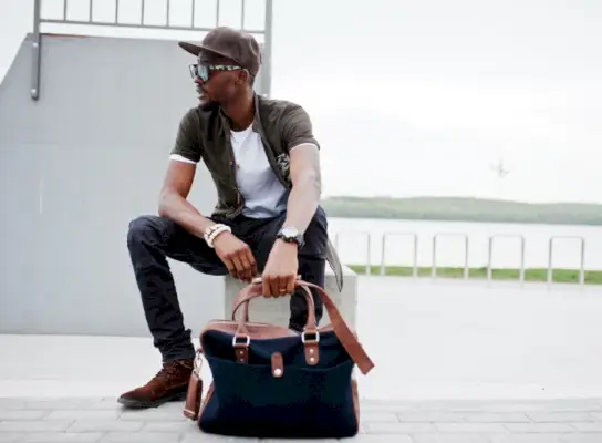 Style Hipster Hommes Noirs