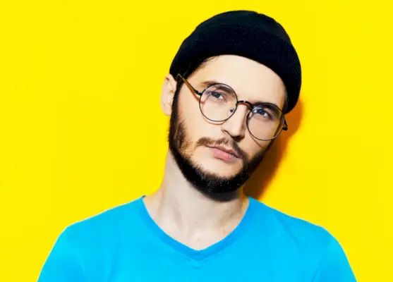 Bonnet de lunettes pour hommes de style hipster