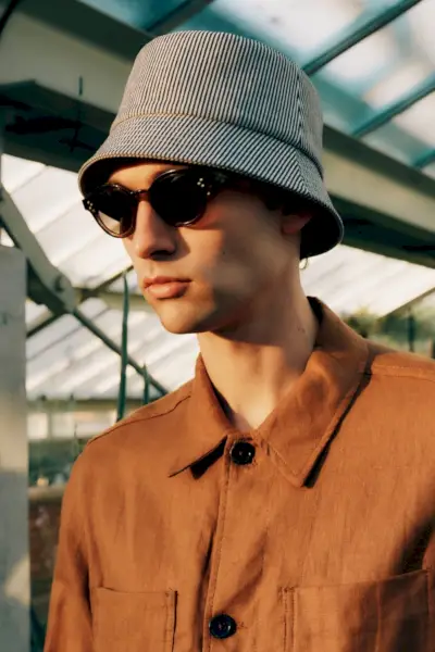 Chapeau bob rayé Rye de Lock Hatters