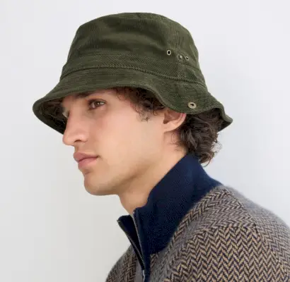 Chapeau bob en velours côtelé J.Crew Homme