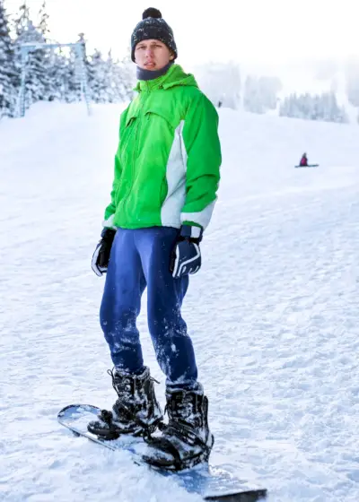 Snowboarder Jacka Byxor Outfit