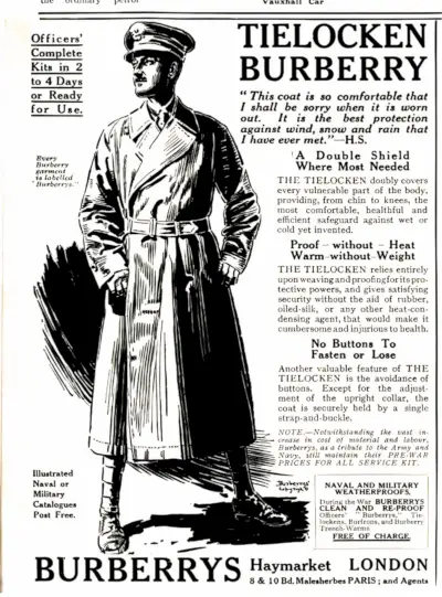 버버리 트렌치 1916