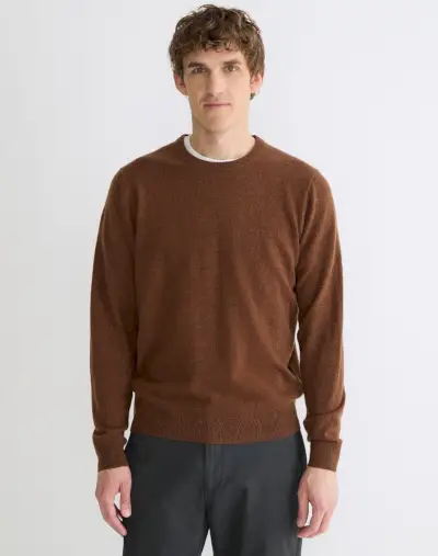 Brun Cashmere Crewneck-tröja Herr J.Crew