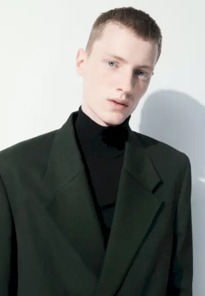 COS wollen smokingjasje met dubbele rij knopen, heren