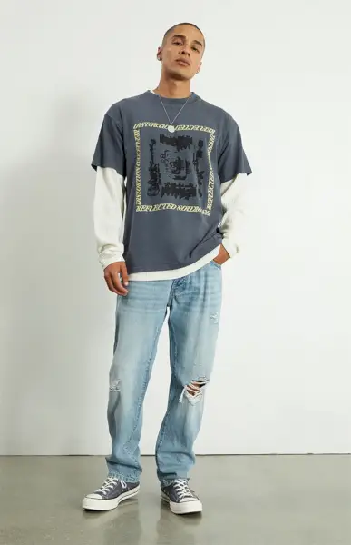 Jean ample style patineur PacSun